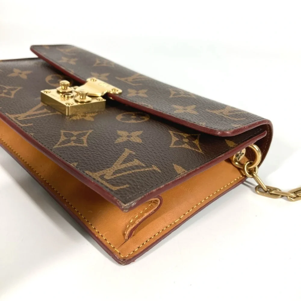 LOUIS VUITTON Brown Monogram Canvas Shoulder Bag